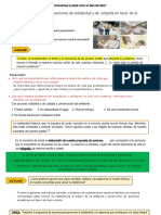 Valoramos Las Acciones de Solidaridad y de Empatía en Favor de La Salud Integral