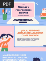 Normas de Clase y Etiqueta en Línea Presentación Educativa