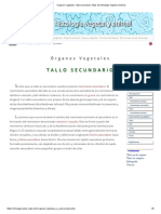 Órganos Vegetales. Tallo Secundario. Atlas de Histología Vegetal y Animal 6