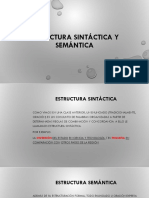 Estructura Sintáctica y Semántica