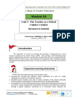 EDUC 147 Module 5A Structure of Schools