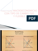 Politica Fiscal y Monetaria Con Tipo de Cambio Fijo y Flexible