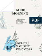 Skeletal Maturity Indicators