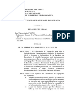 Reglamento Del Laboratorio de Topografia y Carta Compromiso