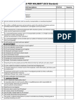 CTPAT Document Check List SCS Standard