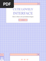 Cute Lovely Interface - by Slidesgo