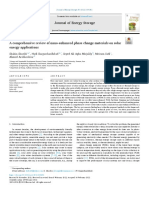 A Comprehensive Review of Nano-Enhanced Phase Change Materials On Solar 2022