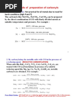 CYN002 - Organometallic Chemistry - DR Dheeraj (2023) - Lec 4 PDF