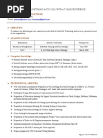 Mech - Draftsman CV