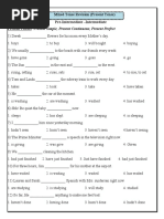 Mixed Tense Revision PDF