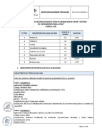 Especificaciones Técnicas Motos