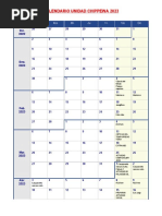 Calendario Pioneros 2023