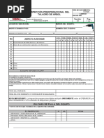 Formatos Herramientas Mecanizadas