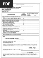 Annex C - Checklist of Requirements