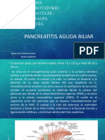 Pancreatitis Biliar Aguda