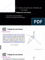 Unidad 02 - 5 - Trabajo de Una Fuerza PDF