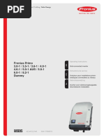 Fronius Onduleur 3 8 Instru PDF