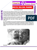 Festejando El Dia Del Padre para Cuarto de Primaria PDF