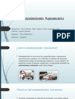 Mantenimiento Automotriz