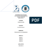 Parasitología Banco de Preguntas G-1