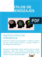 Estilos de Aprendizaje