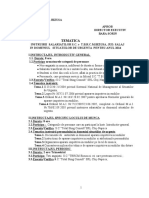 Tematica de Instruire Sit - Urgenta TBRCM Bizusa Pe 2014