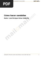 Como Hacer Sandalias 10640