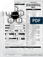 Ficha Ordem Paranormal (DR - Carlos) PDF