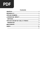 Informe. Virus Del Papiloma Humano