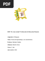 Teorias Del Aprendizaje - Pedagogia - Barreto II