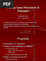 Family Laws in Pakistan1