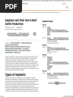 Implants and Their Use in Beef Cattle Production Oklahoma State University