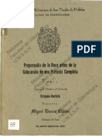 Preparacion de La Boca Antes de La Colocacion de Una Protesis Completa.