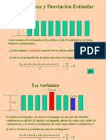 Varianza y Desviacion Estandar