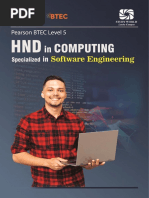 HND in Computing - Software Engineering PDF