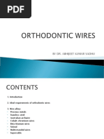 Orthodontic Wires