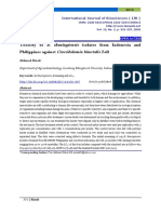 B. Thuringiensis Crocidolomia Binotalis: Toxicity of Isolates From Indonesia and Philippines Against Zell