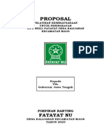 Proposal Fatayat Desa Kalijaran