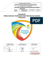 PS-SMT-05 - Prosedur Pemeliharaan, Perbaikan Dan Perubahan Sarana Produksi - New