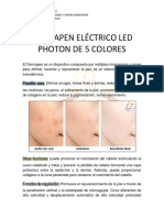 DERMAPEN Eléctrico LED Photon de 5 Colores