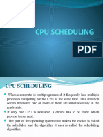 8 - CPU Scheduling