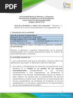 Guía de Actividades y Rúbrica de Evaluación - Unidad 2 - Escenario 4 - Gestión de Un Servicio Socioambiental en Una Organización Real PDF