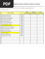 Horario de Asistencia y Tareo Semanal 20 Marzo - 26 Marzo