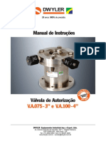 Manual Válvula de Autorização Va 075 e Va100