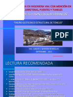 Iii. Diseño Geotecnico Estructural de Túneles PDF