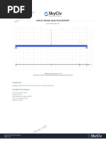 SkyCiv Beam Summary Report - R6du2Xs3tHwGaDkcCXGxTsyc1NaROlEz