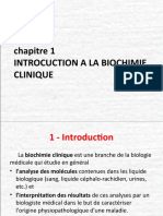 1 - Biochimie Clinique