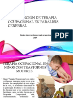 Intervención de TO en Parálisis Cerebral 2023