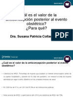 ¿Cuál Es El Valor de La Anticoncepción Posterior Al Evento Obstétrico - ¿Para Qué - PDF