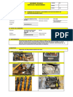 Informe Tecnico #103 - Perdida de Potencia y Cascabeleo de Motor de Retroexcavadora 420F2 - Carretera